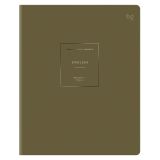 Тетрадь предметная 48л. BG "Цвет предмета" - Английский язык, "софт тач" ламинация, тиснение фольгой, 70г/м2