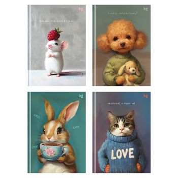 Бизнес-блокнот А6, 64л., евроформат, BG 