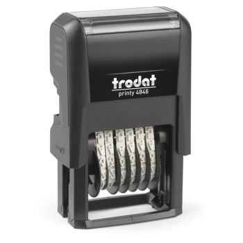 Нумератор мини автомат Trodat, 4,0мм, 6 разрядов, пластик (211620)