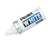 Маркер-краска Pentel "White", белый, 6,5мм, спиртовая основа, европодвес