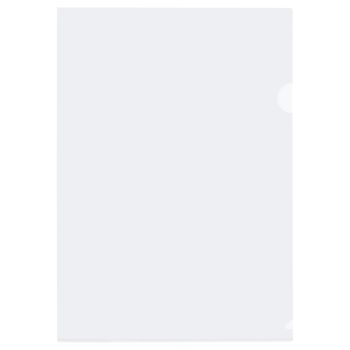 Папка-уголок СТАММ А4, 100мкм, пластик, прозрачная