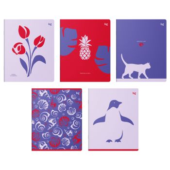 Тетрадь 80л., А5, линия BG 