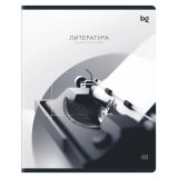 Тетрадь предметная 48л., BG "В гранях разума" - Литература, матовая ламинация