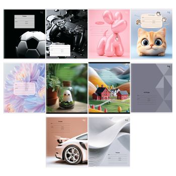 Тетрадь 12л., клетка BG 