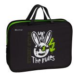 Папка текстильная с ручками 1 отделение, А4 Berlingo "Street Style", 350*265*75мм, текстиль, на молнии