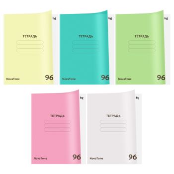 Тетрадь 96л. клетка BG 