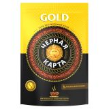 Кофе растворимый Черная Карта "Gold", сублимированный, мягкая упаковка, 150г
