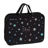 Папка текстильная с ручками 1 отделение, А4 Berlingo "Shine", 350*265*75мм, текстиль, на молнии