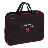 Папка текстильная с ручками 1 отделение, А4 Berlingo "Happiness", 350*265*75мм, текстиль, на молнии