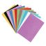 Цветная бумага с блестками А5, Мульти-Пульти, 12л., 12цв., в папке с европодвесом, 