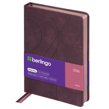 Ежедневник датированный 2026г., А5, 184л., кожзам, Berlingo Ежедневник датированный 2026г., А5, 184л., кожзам, Berlingo