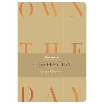 Тетрадь 40л., А5, клетка на сшивке Greenwich Line 