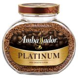 Кофе растворимый Ambassador "Platinum", сублимированный, стеклянная банка, 95г