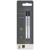 Стержень для роллера Parker "Refill Roller Ball" черный, 1,0мм, 2шт., блистер Стержень для роллера Parker "Refill Roller Ball" черный, 1,0мм, 2шт., блистер