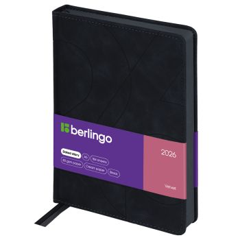 Ежедневник датированный 2026г., А5, 184л., кожзам, Berlingo Ежедневник датированный 2026г., А5, 184л., кожзам, Berlingo