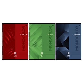 Тетрадь 80л., А4, клетка, на гребне BG 