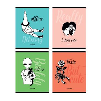 Тетрадь 80л., А5, клетка BG 