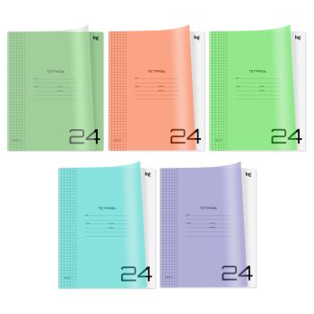 Набор тетрадей 24л., клетка BG 