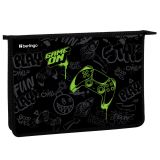 Папка для тетрадей 1 отделение, А4 Berlingo "Level up", 340*245*40 мм, пластик, на молнии