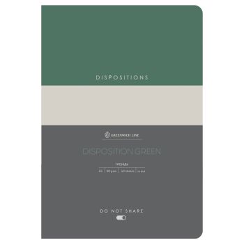 Тетрадь 40л., А5, клетка на сшивке Greenwich Line 