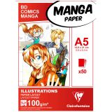 Скетчбук для маркеров 50л., А5 Clairefontaine на склейке, 100г/м2 Скетчбук для маркеров 50л., А5 Clairefontaine на склейке, 100г/м2
