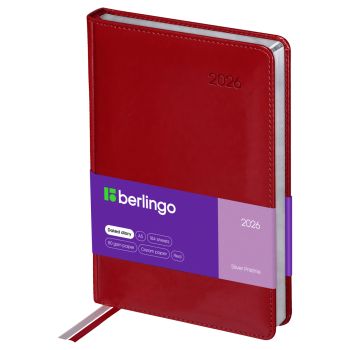 Ежедневник датированный 2026г., А5, 184л., кожзам, Berlingo Ежедневник датированный 2026г., А5, 184л., кожзам, Berlingo
