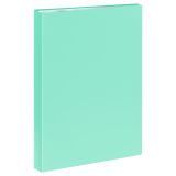 Папка с 60 вкладышами СТАММ А4, 21мм, 500мкм, пластик, пастель, мятная