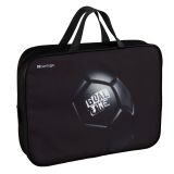 Папка текстильная с ручками 1 отделение, А4 Berlingo "Goal time", 350*265*75мм, текстиль, на молнии