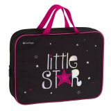 Папка текстильная с ручками 1 отделение, А4 Berlingo "Little Star", 350*265*75мм, текстиль, на молнии