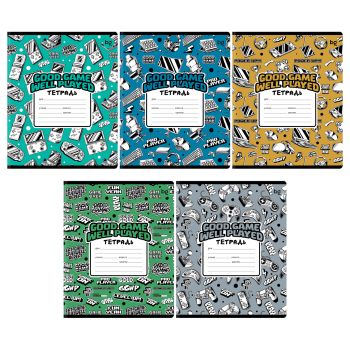 Тетрадь 12л., А5, линия BG 