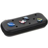 Пенал 1 отделение,  235*43*100 мм, Berlingo, "EVA black", внутренний карман-сетка на молнии, откидная планка, ЭВА материал