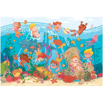 Пазл с заданием  104 эл. ТРИ СОВЫ 