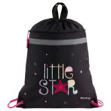 Мешок для обуви 1 отделение Berlingo "Little Star", 360*460мм, вентиляционная сеточка , светоотражающая лента, карман на молнии