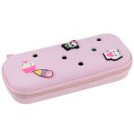 Пенал 1 отделение,  235*43*100 мм, Berlingo, "EVA pink", внутренний карман-сетка на молнии, откидная планка, ЭВА материал