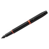 Ручка перьевая Parker "IM Professionals Flame Orange BT" синяя, 0,8мм, подарочная упаковка
