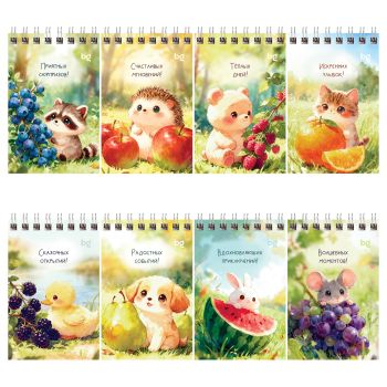 Блокнот А7 40л. на гребне BG 