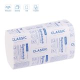 Полотенца бумажные лист. OfficeClean Professional(V-сл) (H3), 1-слойные, 200л/пач., 23*20,5, белые Полотенца бумажные лист. OfficeClean Professional(V-сл) (H3), 1-слойные, 200л/пач., 23*20,5, белые