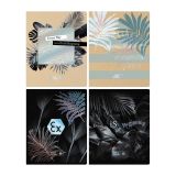 Тетрадь 48л., А5, клетка BG "Удивительный", тиснение голографической фольгой