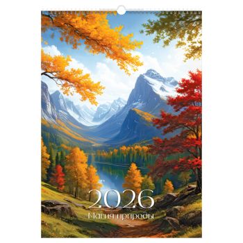 Календарь настенный перекидной на гребне, 340*480 мм 6л. BG Календарь настенный перекидной на гребне, 340*480 мм 6л. BG