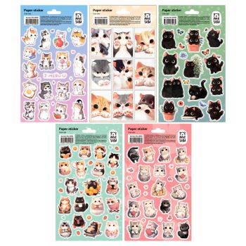 Наклейки бумажные MESHU 