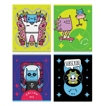 Тетрадь 60л., А5, линия BG 