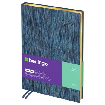 Ежедневник датированный 2026г., А5, 184л., кожзам, Berlingo Ежедневник датированный 2026г., А5, 184л., кожзам, Berlingo