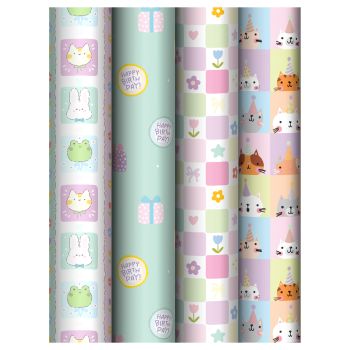 Упаковочная бумага глянц. 70*100см, MESHU 