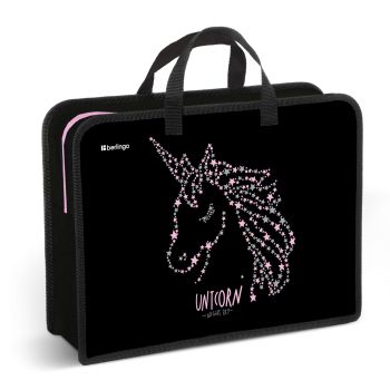 Папка с ручками 1 отделение, А4 Berlingo 