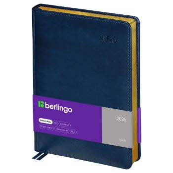 Ежедневник датированный 2026г., А4-(В5), 184л., кожзам, Berlingo Ежедневник датированный 2026г., А4-(В5), 184л., кожзам, Berlingo