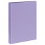 Папка на 2 кольцах СТАММ А4, 25мм, 500мкм, пластик, пастель, фиолетовая