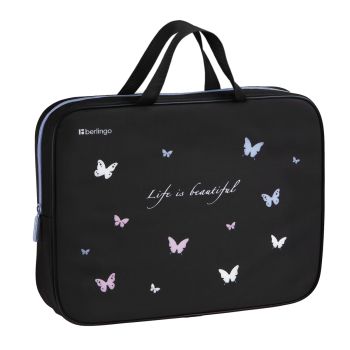 Папка текстильная с ручками 1 отделение, А4 Berlingo 