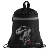 Мешок для обуви 1 отделение Berlingo "T-REX", 360*460мм, вентиляционная сеточка , светоотражающая лента, карман на молнии