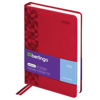Ежедневник датированный 2026г., А5, 184л., кожзам, Berlingo Ежедневник датированный 2026г., А5, 184л., кожзам, Berlingo