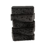 Губки для посуды OfficeClean, чёрные, крупнопористый поролон с абразивным слоем, 9,5*6,5*3,5см, 5шт Губки для посуды OfficeClean, чёрные, крупнопористый поролон с абразивным слоем, 9,5*6,5*3,5см, 5шт